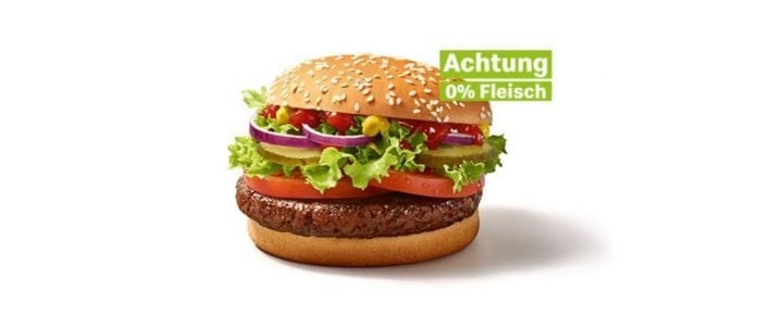 McDonald's new meatless Big Vegan TS burger
