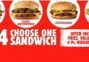 Burger King Adds More Sandwich Options To Its 5 For $4 Meal Deal Burger King new Sandwich Options for 5 For $4 Meal Deal hero