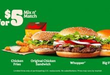 2 for $6 Mix or Match Deal Back at Burger King - The Fast Food Post