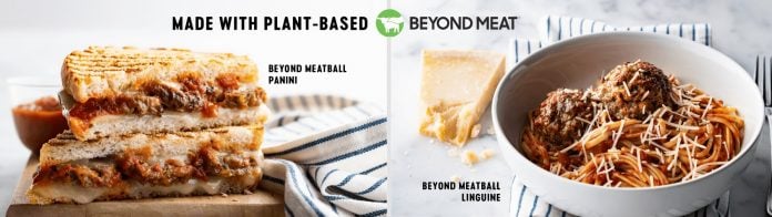 Corner Bakery Adds New Beyond Meatball Panini And Beyond Meatball Linguine