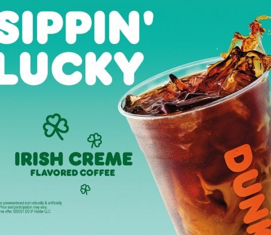 Irish Creme Flavored Coffee And Espresso Drinks Are Back At Select Dunkin’ Locations Irish Creme Flavored Coffee And Espresso Drinks Are Back At Select Dunkin' Locations