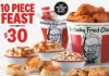 KFC Launches New $30 10-Piece Feast KFC Launches New $30 10-Piece Feast