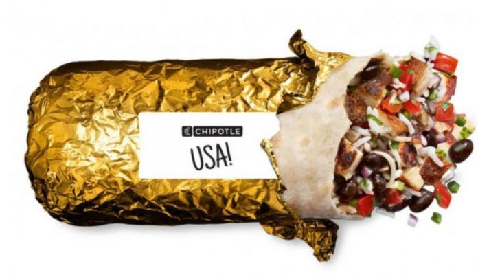 Chipotle To Offer Gold Foil-Wrapped Burritos Starting July 23, 2021