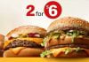 McDonald’s Brings Back 2 For $6 Mix And Match Deal McDonald's Brings Back 2 For $6 Mix And Match Deal
