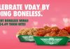 Wingstop Offers 70 Cent Boneless Wings And Thigh Bites Meal For 2 For Valentine’s Day Wingstop Offers 70 Cent Boneless Wings And Thigh Bites Meal For 2 For Valentine's Day