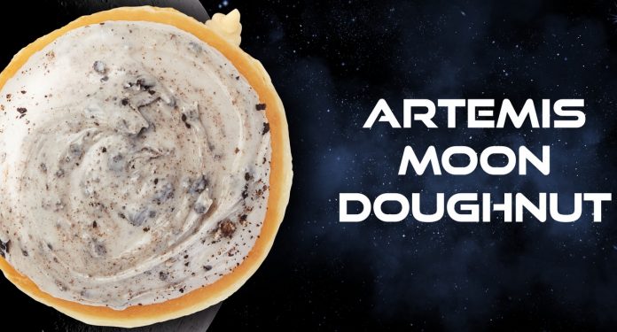 Krispy Kreme To Offer New Artemis Moon Donut For One Day Only On August 29, 2022