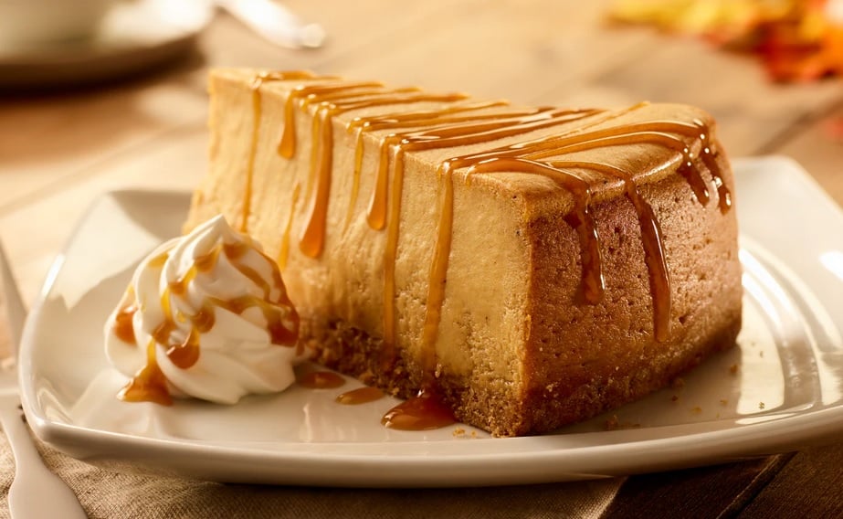 Olive Garden 2022 fall Pumpkin Cheesecake