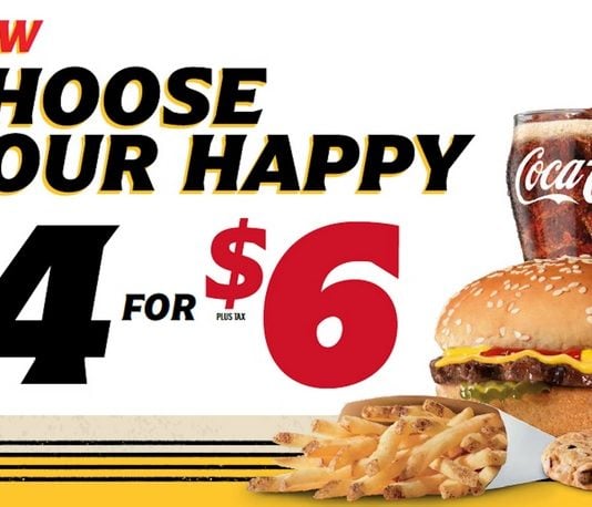 Hardee’s Launches New 4 For $6 Menu As Part Of New Choose Your Happy Promotion Hardee's Launches New 4 For $6 Menu As Part Of New Choose Your Happy Promotion