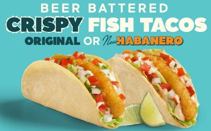 Del Taco Debuts New Habanero Beer Battered Crispy Fish Taco Alongside Returning Original Beer Battered Crispy Fish Taco And Brings Back Purple Pear Poppers
