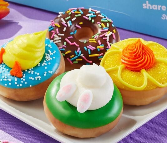 Krispy Kreme Adds New Mini Bouncing Bunny And Mini Diving Duck Donuts As Part Of New Spring Mini Doughnuts Collection Krispy Kreme Adds New Mini Bouncing Bunny And Mini Diving Duck Donuts As Part Of New Spring Mini Doughnuts Collection