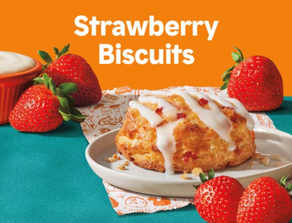 Popeyes Debuts New Strawberry Biscuits Popeyes Debuts New Strawberry Biscuits