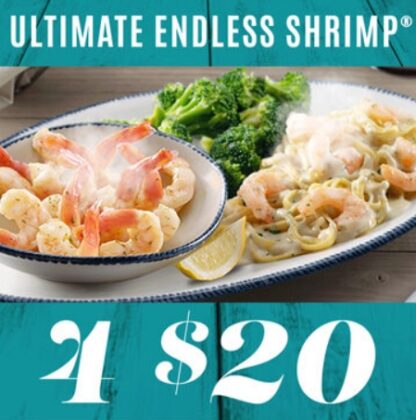 Red Lobster Launches Ultimate Endless Shrimp Deal For $20 In