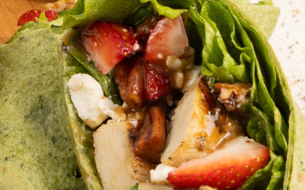 Slim Chickens Adds New Grilled Chicken Strawberry Wrap And New Raspberry Lemonade Slim Chickens Adds New Grilled Chicken Strawberry Wrap And New Raspberry Lemonade