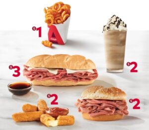 Arby's Debuts New Digital Exclusive $1, $2, $3 Classics Menu - The Fast
