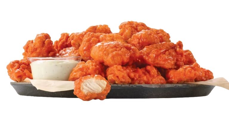 Arby's Puts Together New 30-Piece Buffalo And Hot Honey BBQ Boneless ...