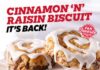 Hardee’s Brings Back Cinnamon ‘N’ Raisin Biscuit Hardee's Brings Back Cinnamon 'N' Raisin Biscuit