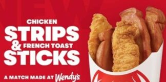 Wendy's Launches New Chicken Strips & French Toast Sticks Duo In Canada