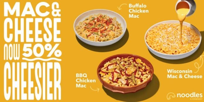 Noodles & Company Launches New Chicken Prosciutto Tortelloni With Smoked Gouda Nationwide, Enhances Mac & Cheese Menu With 50% More Cheese Sauce