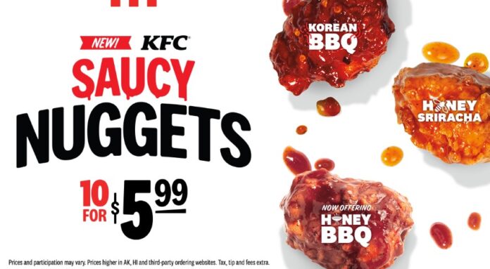 KFC Debuts New Honey BBQ Saucy Nuggets