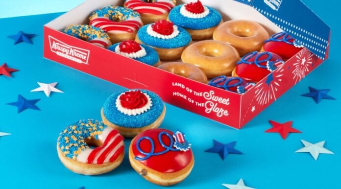 Krispy Kreme Releases New Firework Cookies & Kreme Donut And New Cotton Candy Sparkler Donut As Part Of New Star Spangled Sweetness Collection