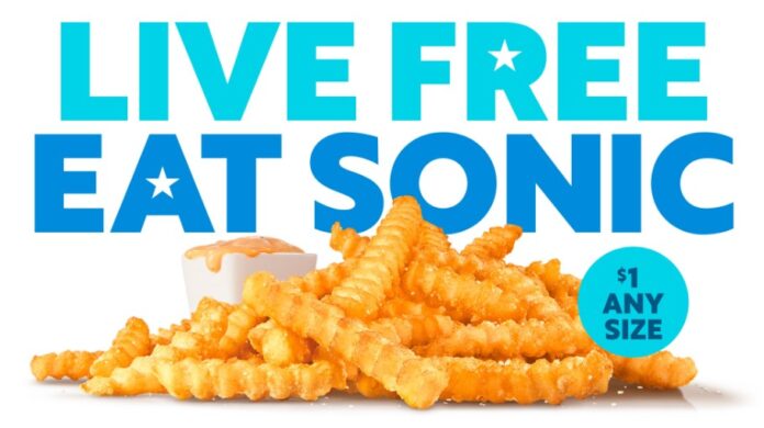 Sonic Debuts New Groovy Fries And Groovy Sauce Nationwide With Any Size $1 Fries Deal