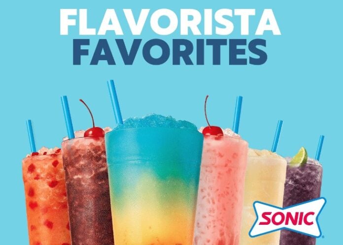 Sonic Launches New Rainbow Slush, Classic Cruiser, Grape Escape, Lemonade Cream Cooler And More As Part Of New Flavorista Favorites Drinks Menu