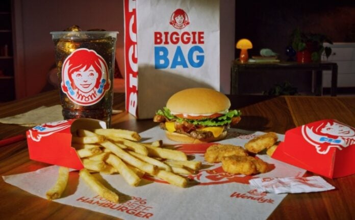 Wendy's Offers Free Small Frosty With $5 Biggie Bag Purchase In The App