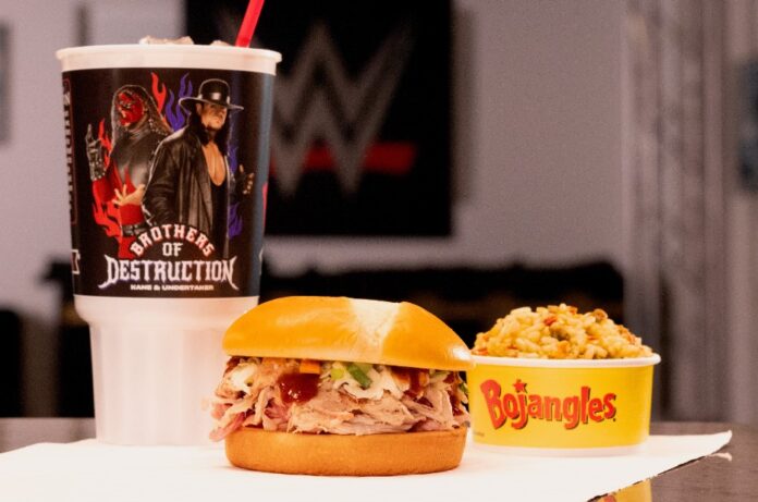 BBQ Pulled Pork Sandwich Returns To Bojangles, Along With New WWE Sandwich Combo And Collectible Cups