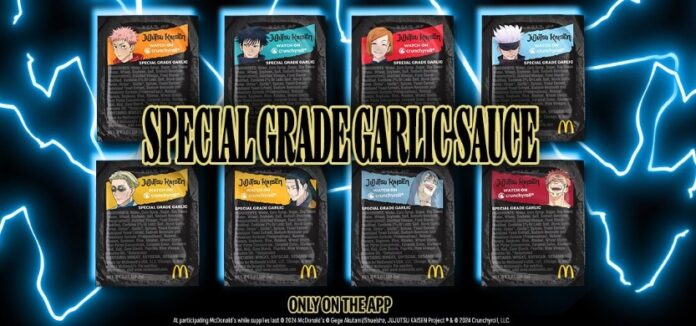 McDonald's Unveils New Special Grade Garlic Sauce In Partnership With Jujutsu Kaisen