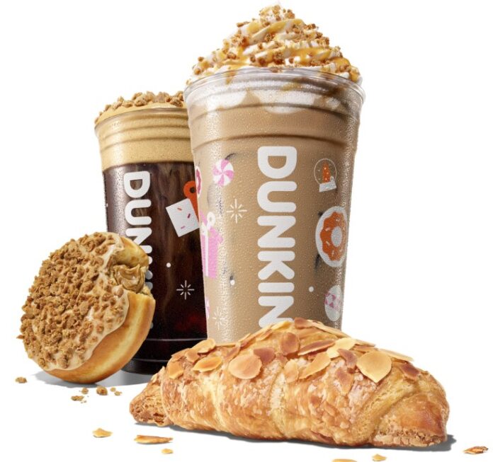 Dunkin' Unveils New Holiday Cookie Signature Latte, Almond Croissant, and Hash Brown Brisket Scramble Bowl for the Season Dunkin' Unveils New Holiday Cookie Signature Latte, Almond Croissant, and Hash Brown Brisket Scramble Bowl for the Season