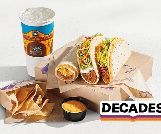 Taco Bell’s Decades Menu Includes New Luxe Cravings Box Featuring 90s Gordita Supreme Taco Bell's Decades Menu Includes New Luxe Cravings Box Featuring 90s Gordita Supreme