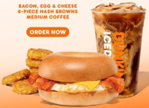 Dunkin' Brings Back $6 Meal Deal - The Fast Food Post