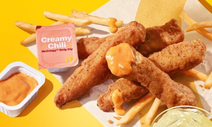 McDonald's Unveils New McCrispy Strips and Creamy Chili Dip