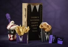 Wendy's Unveils Wednesday Addams Meal of Misfortune Featuring New Raven's Blood Frosty and Four Inferno-Inspired Mystery Sauces