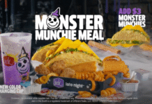 Jack in the Box Launches Monster Munchie Meal with Monster Mozzarella Sticks, Monster Churros, Halloween Monster Cookie Shake, and More