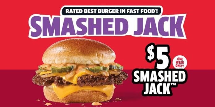 Jack in the Box Offers $5 Smashed Jack Deal Daily