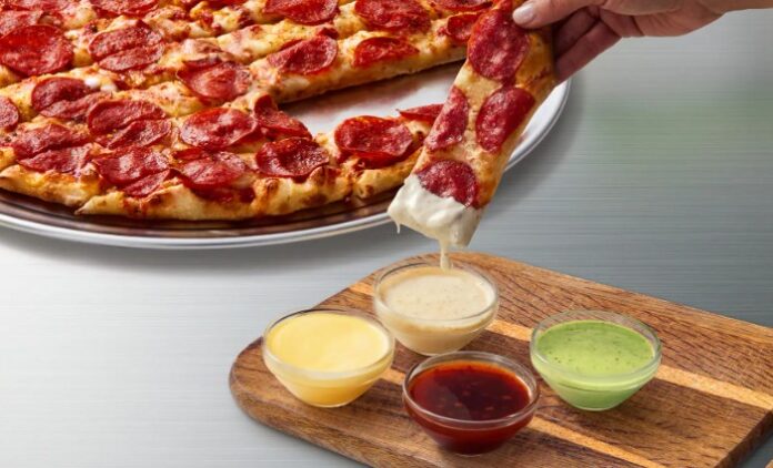 Papa Johns Debuts New Dippable Papa Dippa Pizza with a 4-Sauce Flight
