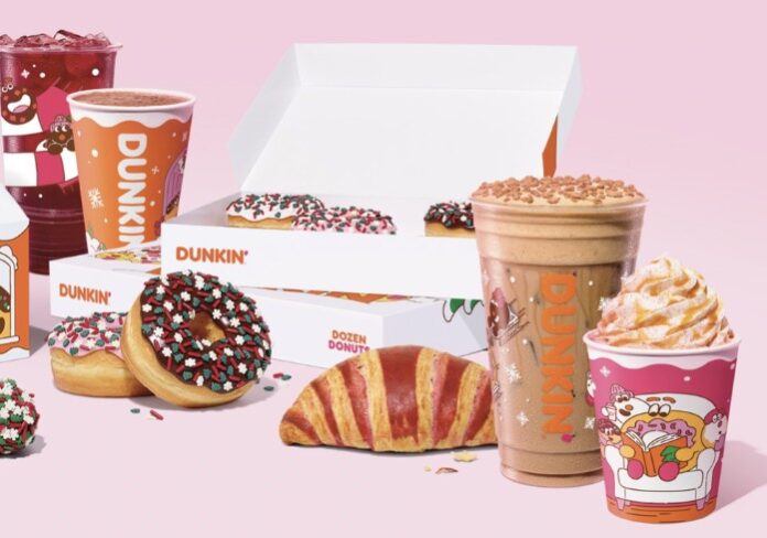 Dunkin' Debuts Cookie Butter Cloud Latte, Berry Sangria Refresher, Raspberry Striped Croissant, Ultimate Bacon Jam Breakfast Sandwich, and Bacon Jam Grilled Cheese