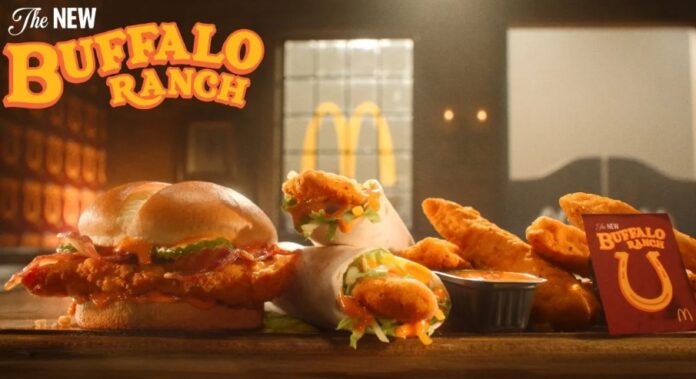McDonald's Unveils New Buffalo Ranch Menu Featuring Buffalo Ranch McCrispy, Buffalo Ranch Snack Wrap, and More