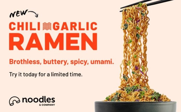 Noodles & Company Unveils New Chili Garlic Ramen