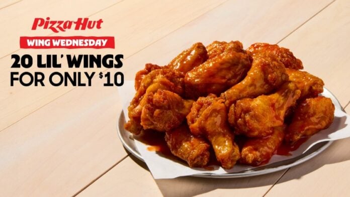 Pizza Hut Launches 20 Lil' Wings for $10 Wednesday Deal