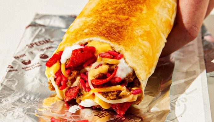 Taco Bell Introduces New Flamin' Hot Grilled Cheese Burrito