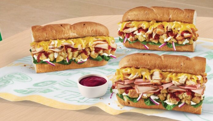 Subway Unveils Festive Feast Collection with New TurHamKen Sandwich, All‑New Cranberry Sauce and Turkey Stuffing, and More