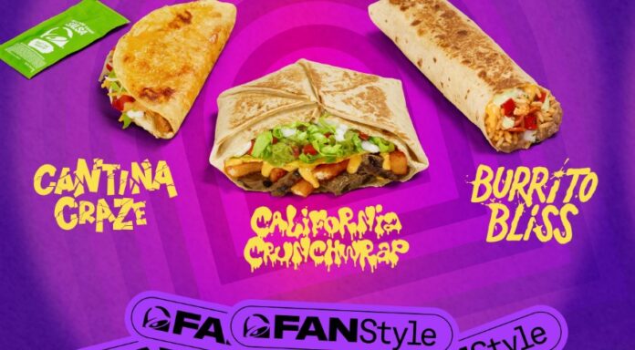 Taco Bell Debuts Fan Style Menu Featuring New California Crunchwrap, Burrito Bliss, and Cantina Craze