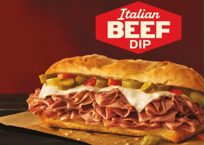 Arby's Introduces New Italian Beef Dip Sandwich and Peach Cobbler Roll