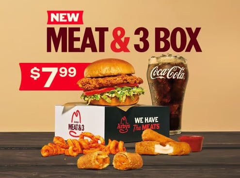 Arby's Launches New Meat & 3 Box Arby's Launches New Meat & 3 Box