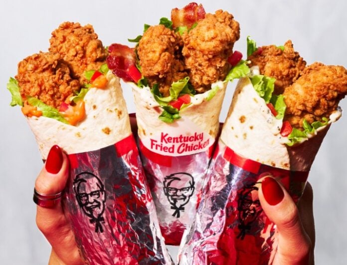 KFC Brings Back Twister Wraps in Classic, Spicy, and Bacon Varieties