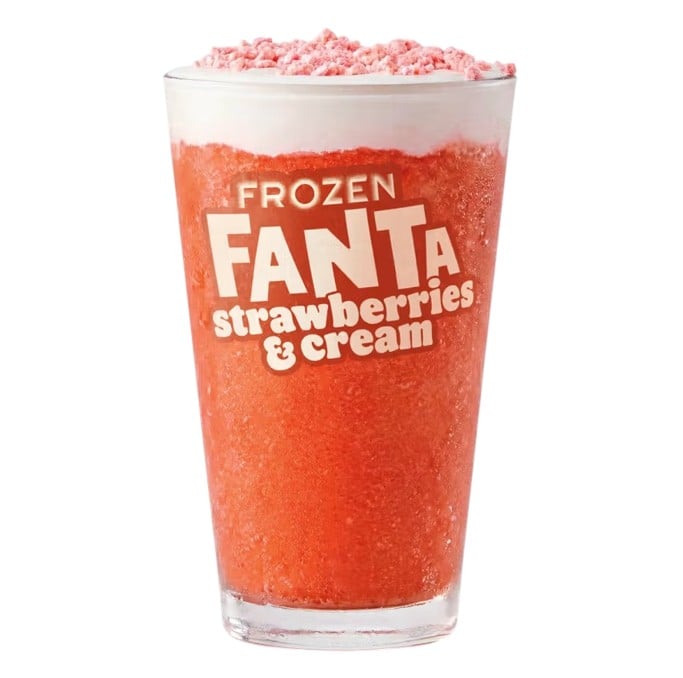 Burger King Adds New Frozen Strawberries & Cream Beverage Burger King Adds New Frozen Strawberries & Cream Beverage