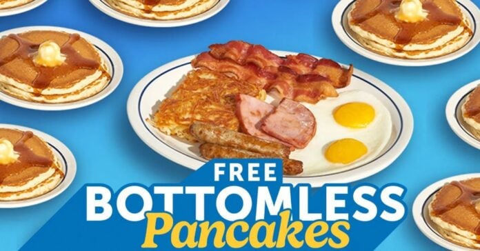 IHOP Offers Free Bottomless Pancakes With Purchase of Select Breakfast Combos Through March 30, 2026