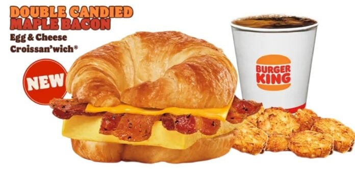 Burger King Introduces New Double Candied Maple Bacon, Egg, & Cheese Croissan'wich Burger King Introduces New Double Candied Maple Bacon, Egg, & Cheese Croissan'wich